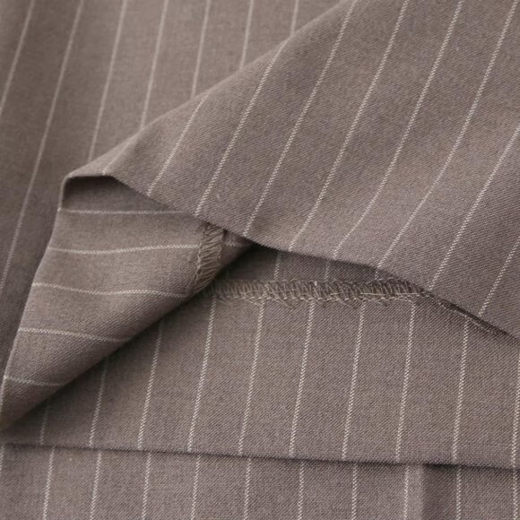 NWT! ZARA Woman Double Belt Pinstriped Belted Dress Pants Trousers | Size M - Picture 12 of 13